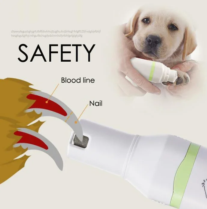 Hair Trimmer Pet Clipper Dog Hair Trimmer Pet Hair Trimmer Dog Clipper Pet Nail Grinder Codos CP-5200 2 in 1 Pet Dog Cat Hair Trimmer Paw Nail Grinder Grooming Clippers Nail Cutter Hair Cutting Machine