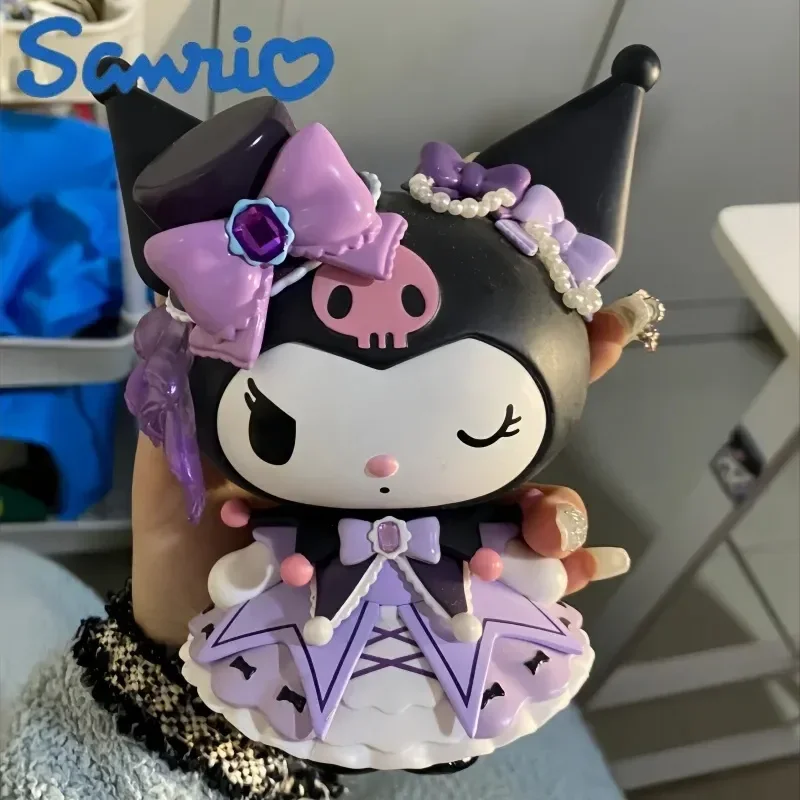 

Sanrio Anime Figure Kuromi My Melody Rose Festival Series Model Dolls Figurine Cute Kawaii Collectible Decoration Children Gift