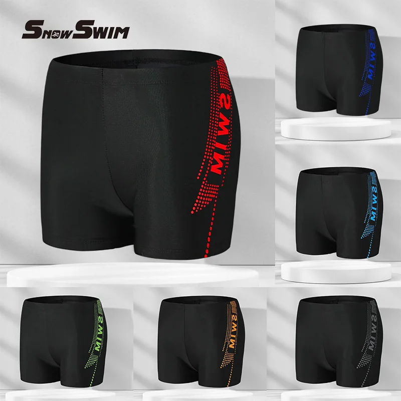 جديد سراويل للسباحة الرجال المضادة للإحراج مريحة الربيع الساخن جذوع الكبار سراويل للسباحة ، سراويل للسباحة كبيرة الحجم