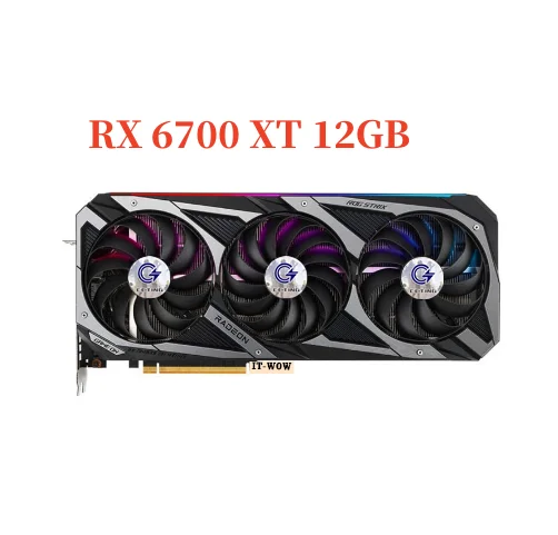 

C CCTING ROG STRIX RX 6700 XT O12G GAMING ROG Strix Radeon RX 6700 XT 16 Gbps GDDR6 192-bit 7nm 6700XT for ASUS Used