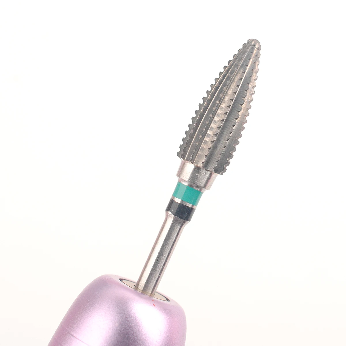1Pc Tungsten Steel nail drill bit Professional Large Spiral Barrel Carbide Milling Cutter Manicure Tool