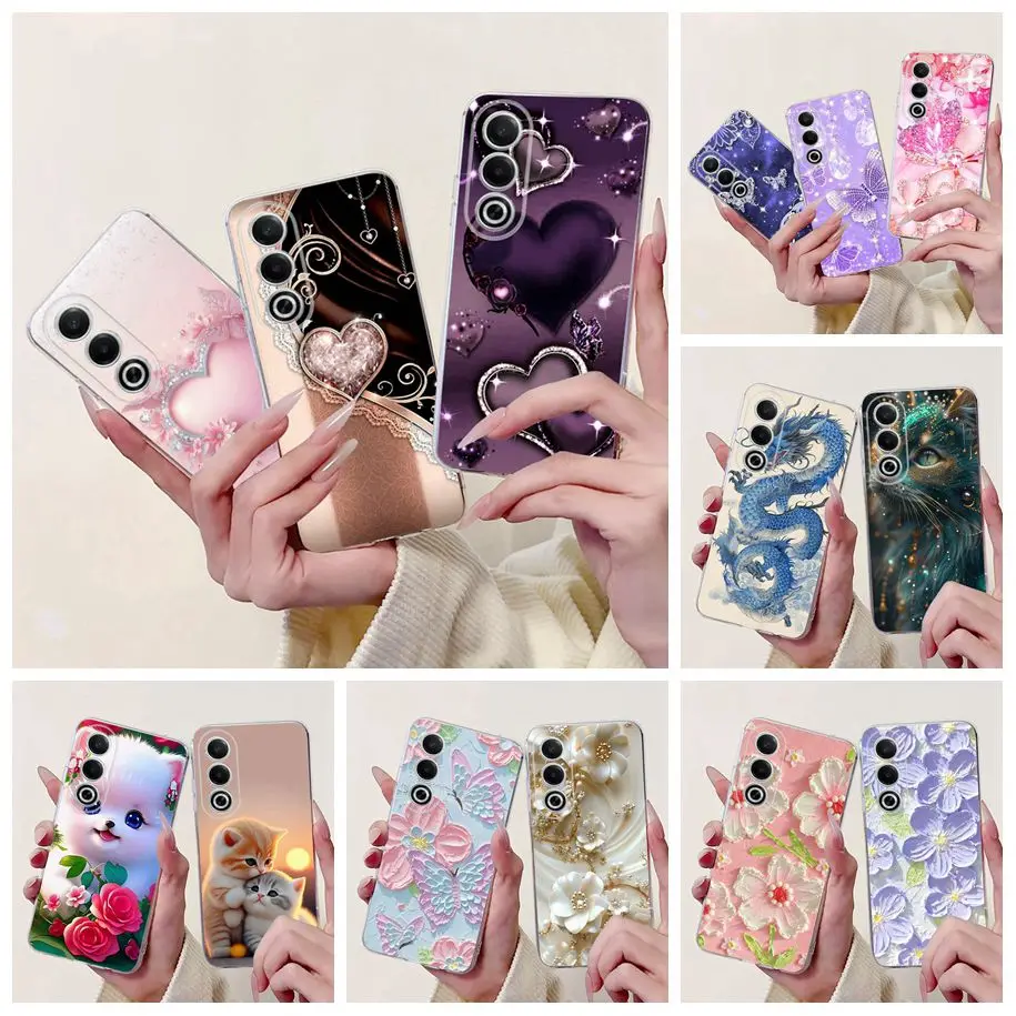 New Fashion Love Heart Soft Silicone Back Cover Bumper Case