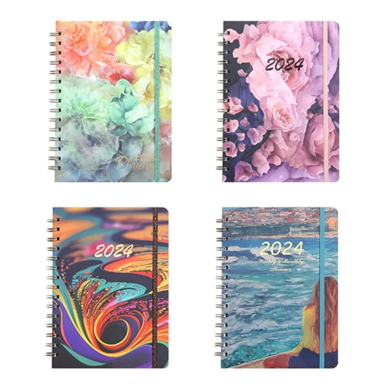 

M17B Еженедельный планировщик Недатированные еженедельные цели Планировщик расписания, записная книжка со спиралями, список дел,