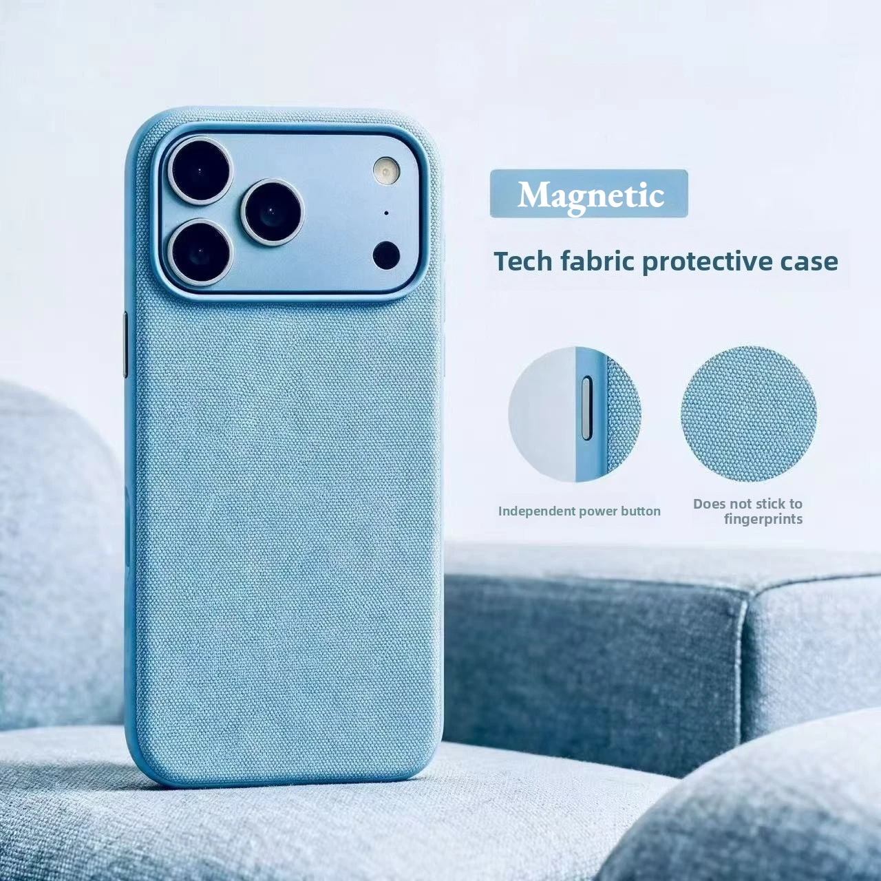 Luxury TechWoven Magnetic Wireless Charging Case