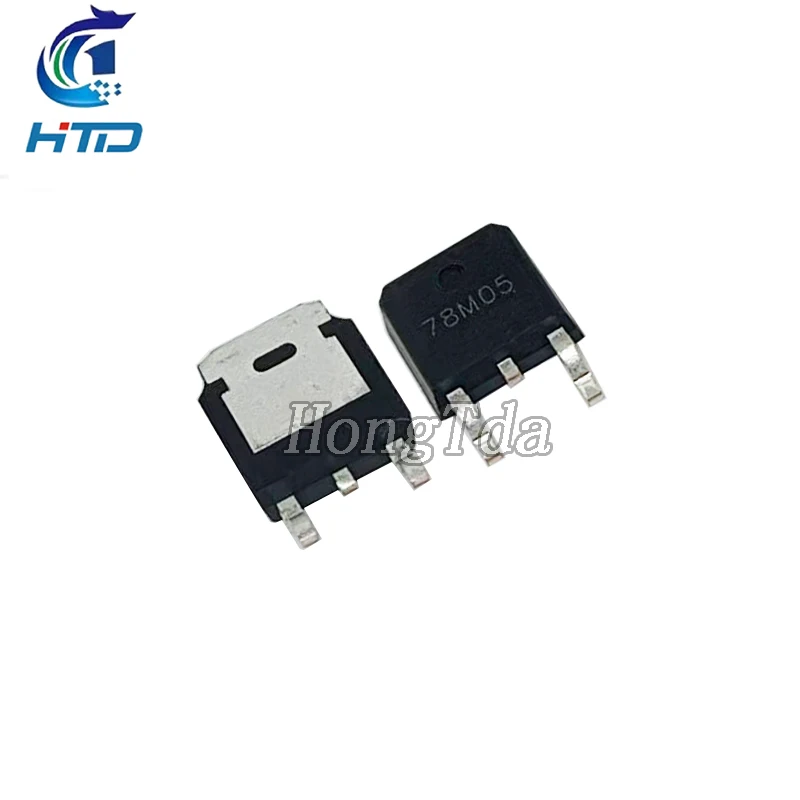 10/50PCS 78M05 LM7805 TO-252 7805 1000MA 5V Three-terminal voltage regulator tube