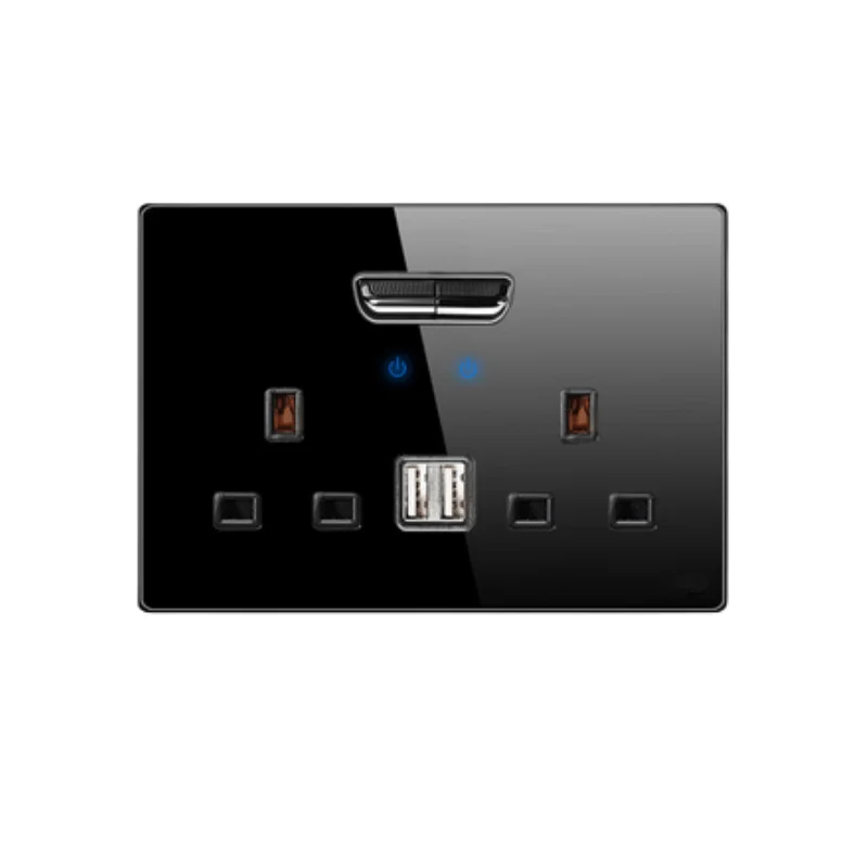luz led stairway through switch painel tomada 04