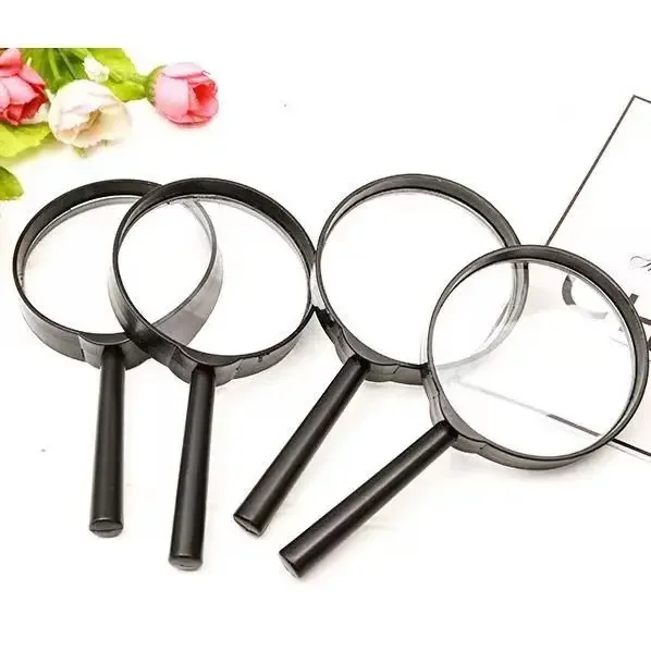 휴대용 휴대용 확대경, 노인 독서 신문, 사무용품, 도매 배치 처리, 100mm