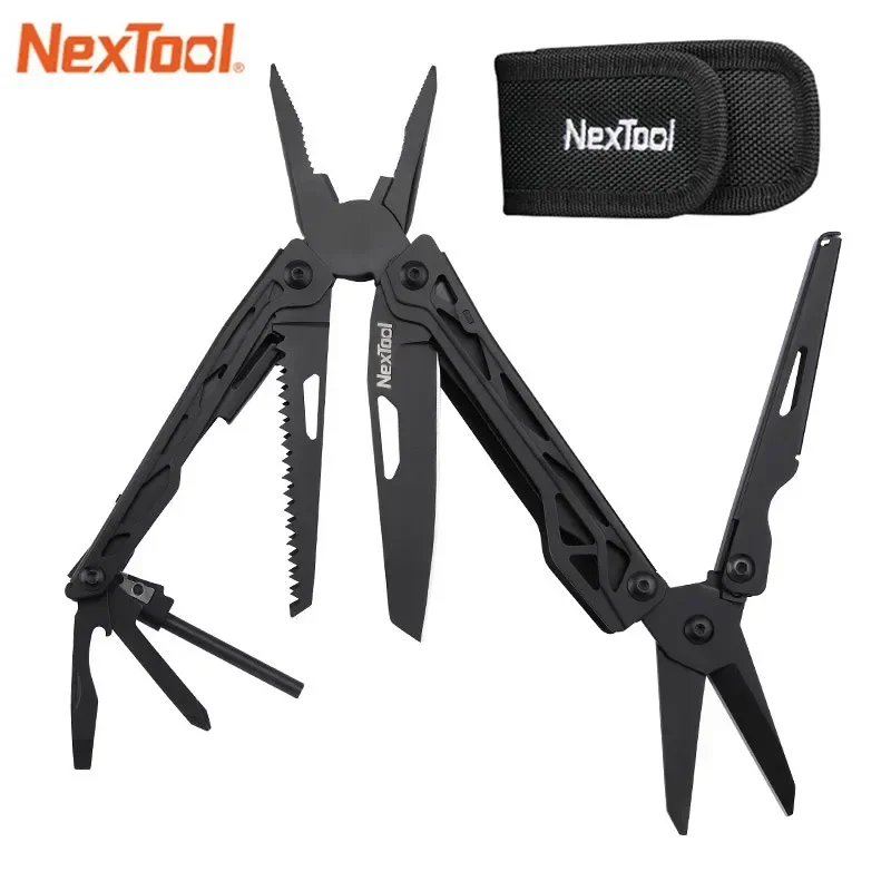 

Набор инструментов NexTool 10 в 1, многофункциональный нож, лезвие, складные плоскогубцы, для кемпинга, походов, велоспорта, портативная деталь