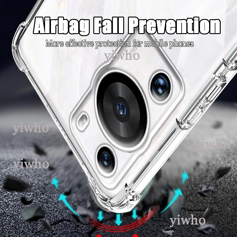 حافظة لهاتف هواوي P60 Pro Art P60Pro P60Art حافظة خلفية شفافة ناعمة من السيليكون طراز P 60 P50 P40 Pro Plus P30 Lite