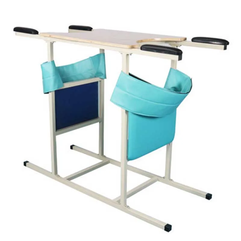 MIYAUP Two Person Standing Frame, Lower Limb Health Rehabilitation Training Equipment For Disabled People, Standing Equipment