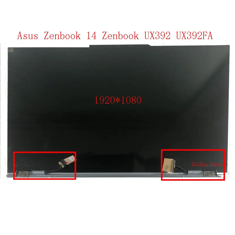 

For ASUS ZenBook 14 UX392 UX392FA LCD Display Touch Screen Replacement 1920X1080 FHD with Frame with Cover