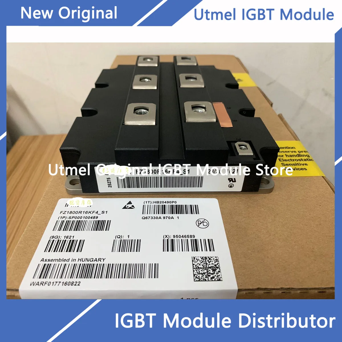 

FZ1800R16KF4 FZ1800R16KF4-S1 FZ1800R12KF4 FZ1800R12KF4-S1 NEW ORIGINAL IGBT MODULE IN STOCK