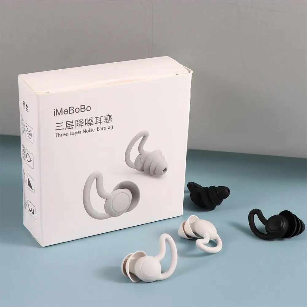 

Sound Insulation Tapered Shape Enjoy sleep Protective Earplugs Ear Protector Soft Silicone Ear Plugs Noise reduction Earplugs