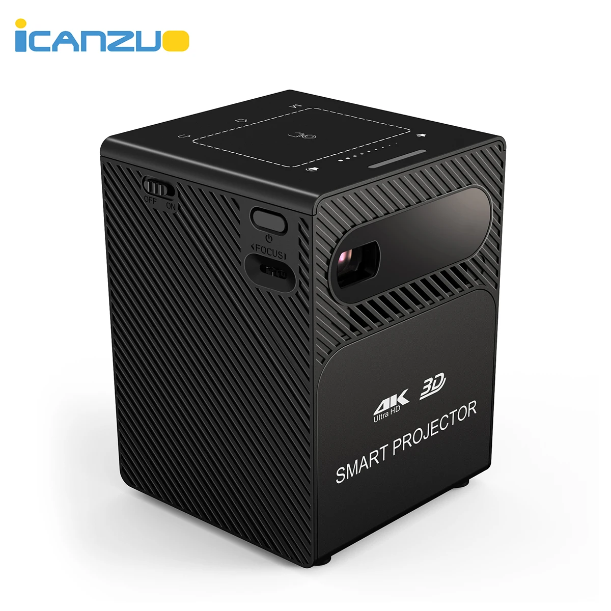ICANZUO-P18-DLP-MINI-Projector-Touch-Panel-4K-Decoding-3D-HD-Projection ...