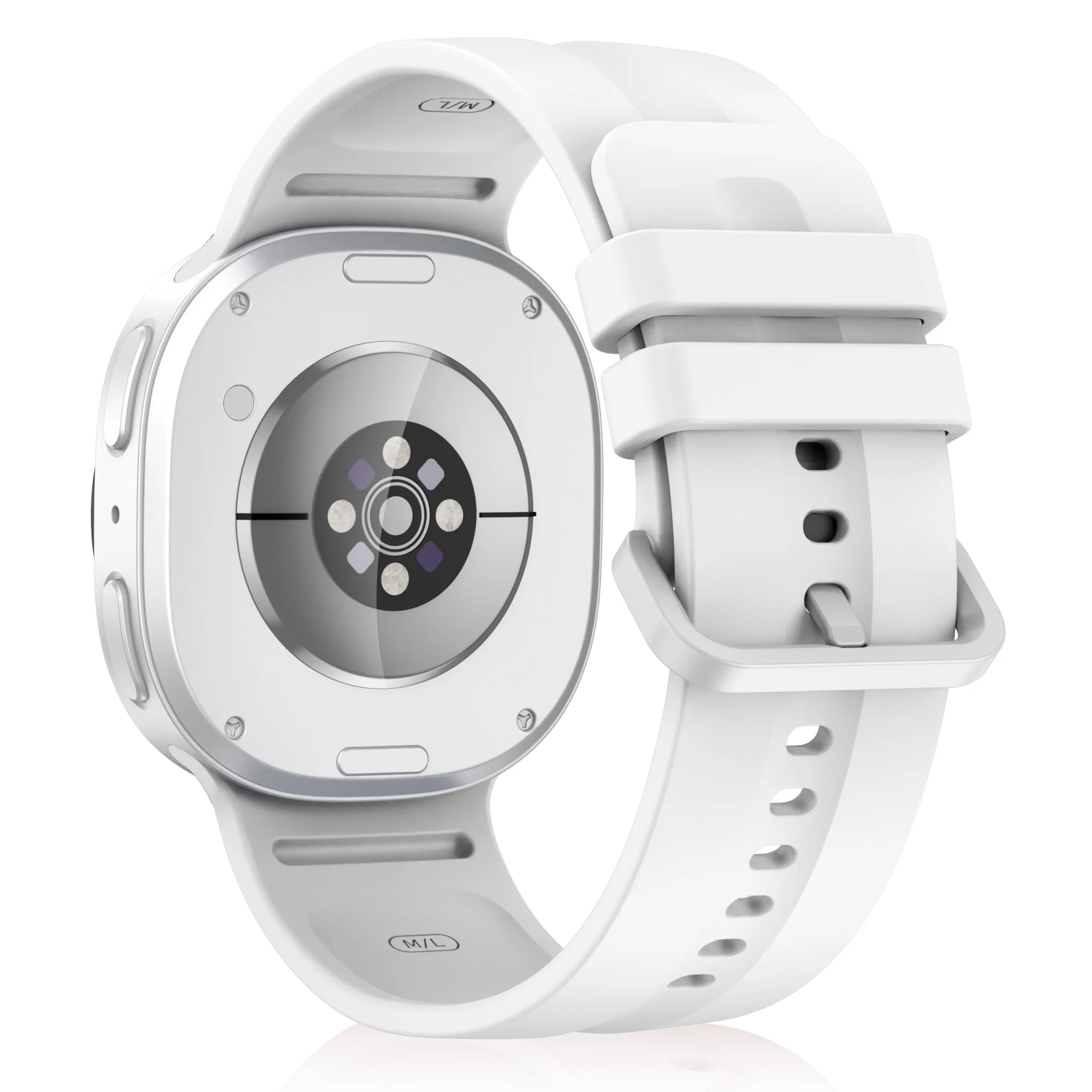 Silicone Replacement Wristband for Smartwatches - Soft and Durable Strap in Various Sizes