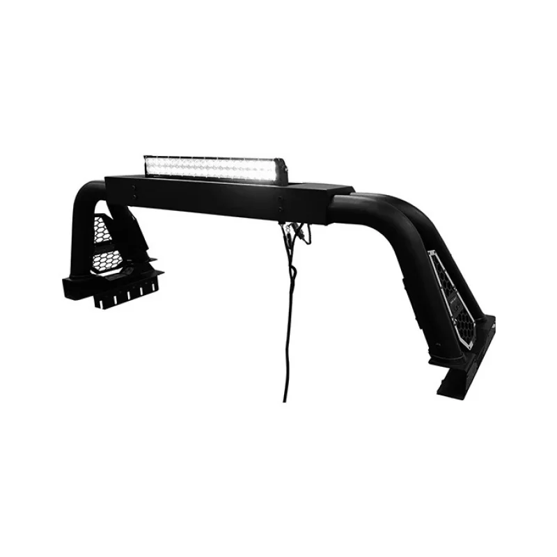 STLF 유니버셜 스틸 픽업 롤바 랙 업그레이드 롤오버 트럭 롤바 (힐룩스용, 라이트 포함)