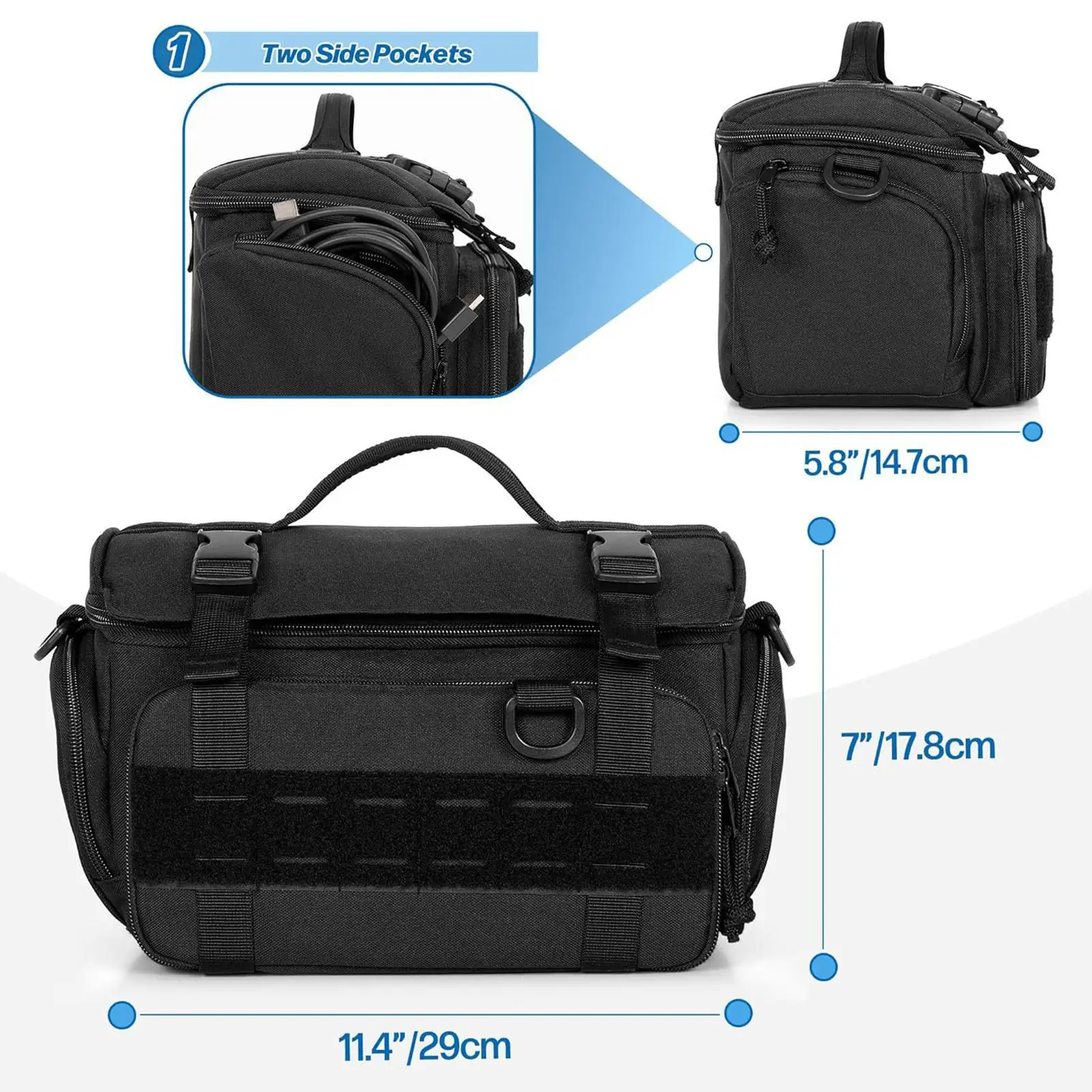 Game Console Carrying Bag Game Accessories Bag for Controller Accessories