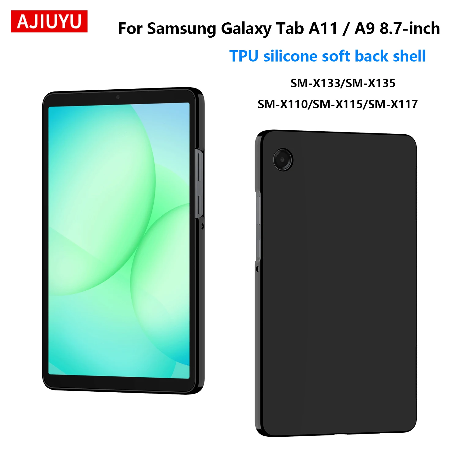 Durable Silicone TPU Shell Soft Tablet Case - 8.7 Inch