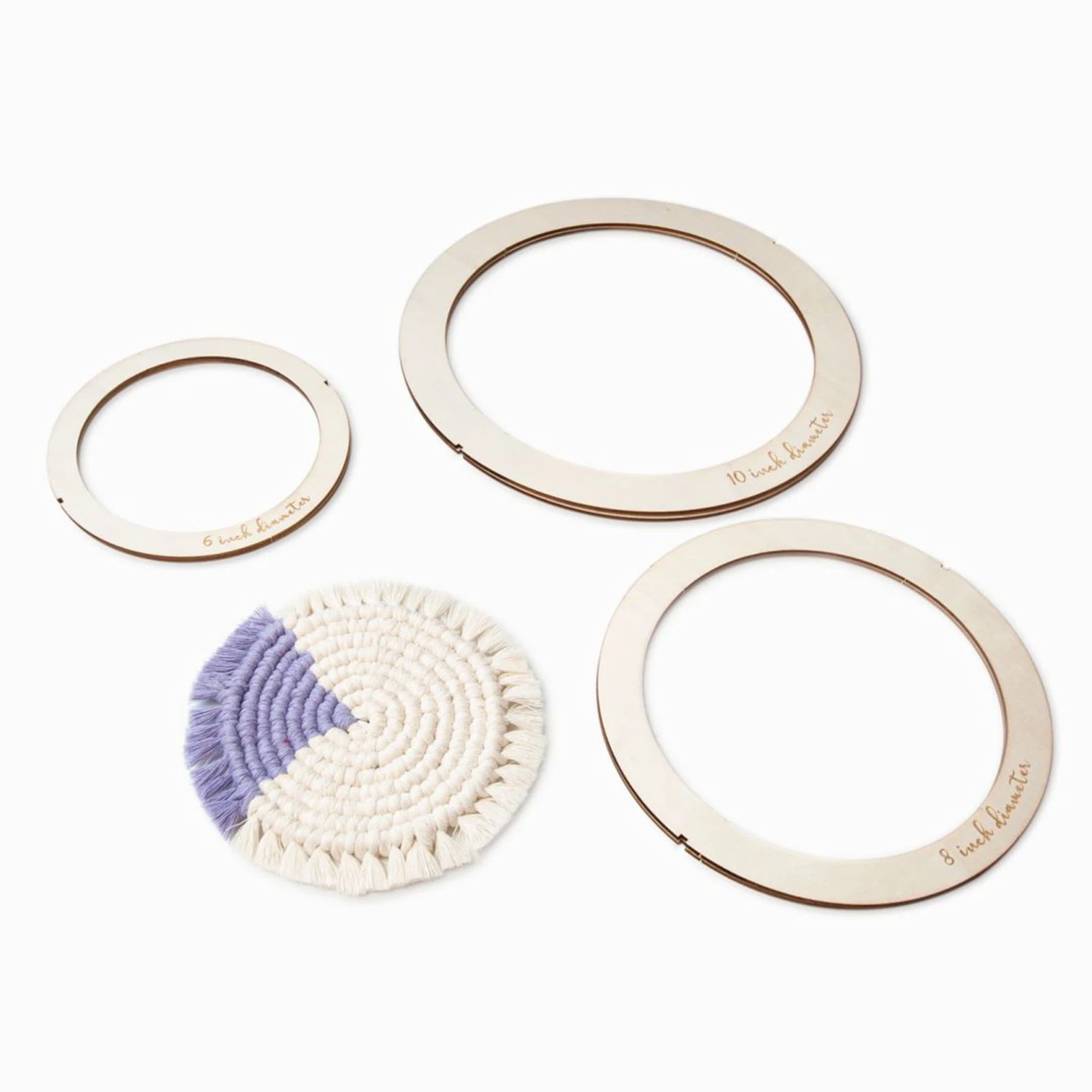Macrame Cutting Molds Wood Measuring Wedding DIY Cutting Template Bracelet Craft 3 Pieces Wooden Durable DIY Crafts