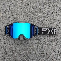 FXR lunettes de moto Anti-buée Snowboard lunettes de Ski hommes femmes lunettes de Motocross cyclisme course Ski lunettes 4