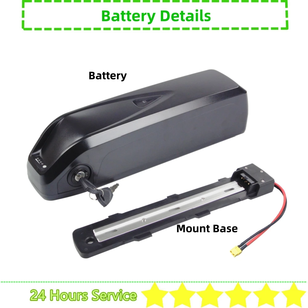 Rad Power Ebike Battery 48v 14Ah 15Ah 10.4Ah RadExpand 5 Plus RadRunner 2 Plus RadWagon 4 5 RadPower Folding Utility E-bike Lithium Battery Pack