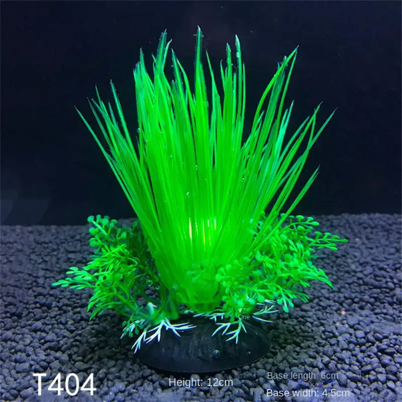 11 Kinds Artificial Aquarium Decor Plants Water Weeds Ornament Aquatic Plant Fish Tank Grass Decoration Accessories 14cm