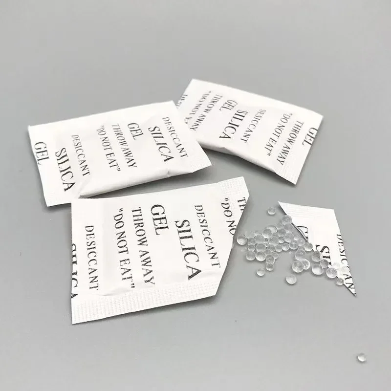 10/25/50pcs 1g Silica Gel Packs For Clothes Food Storage Damp Moisture Absorbent Dehumidifier Silica Gel Sachet Desiccant Bag