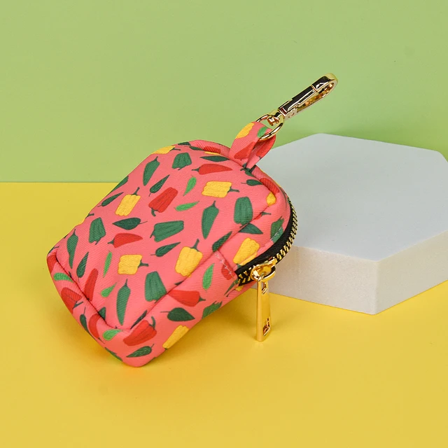 1 Pcs Valentine's Day and New Year's gift For Dog High Quality Designer Cute Pattern Gold Metal Hardward Dog Poop Bag Holder 4