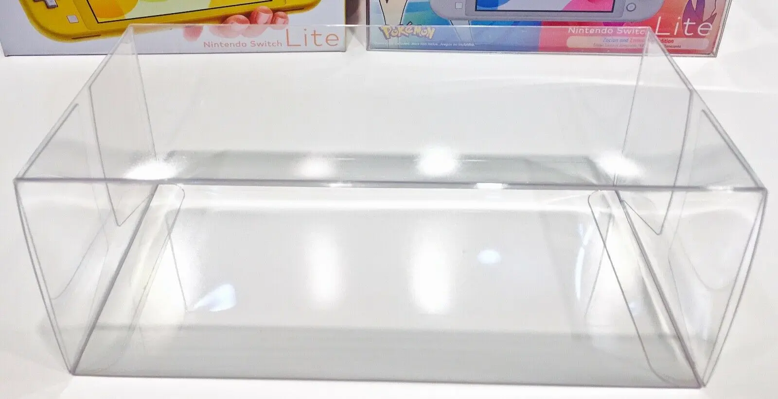 1 Box Protector Per Scatole Console Nintendo Switch Lite! Adatto A Pokemon E Altri!