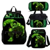 The Hulk Kids School Backpack Set Shoulder Bag Lunch Box Crossbody Bag Pencil Case 1