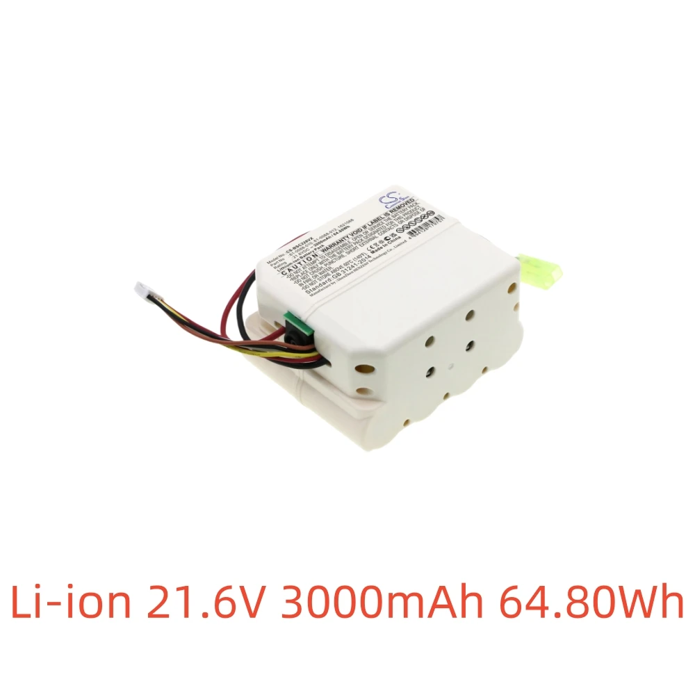 TECHTEK Batterij 3000mAh compatibel met [Bissell] 2602 , 2602Z, 261H004