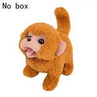 Electronic Plush Monkey Toy Robot Tiger Wag Tail Electric Cute Animal Walk Run Golden Monkey Pet With Sound Kids Birthday Gift 1