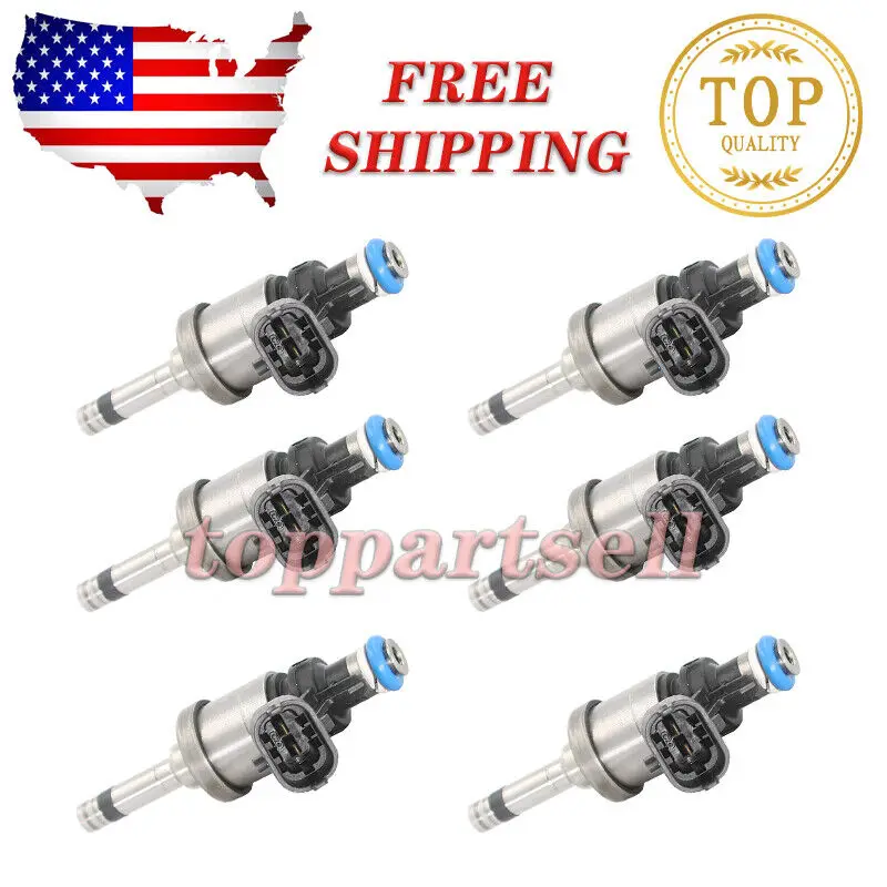 

Топливные форсунки 12611545 6 шт. для Buick анклава Cadillac CTS Chevrolet Camaro GMC