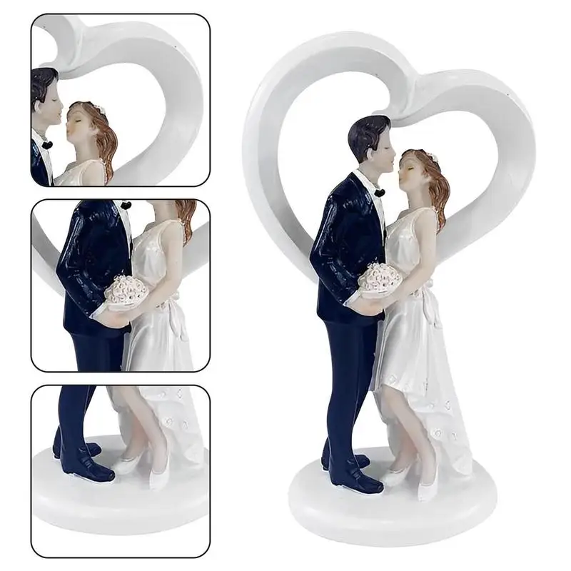 Dul Dul Bride and Bridegroom Gift Showpiece,Marriage Couples Gifts  Showpiece/Couple Statue Showpiece/Engagement Gifts//Gifts For Valentine  Love Couple Showpiece/Just Married Couple Plastic Showpiece Decorative  Showpiece Decorative Showpiece