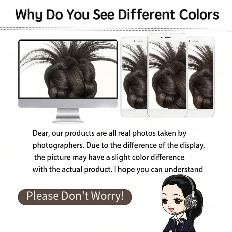 Elegant Women's Hair Bun, Fluffy tight Wig High-Temperature Fiber Natural Appearance Suitable for all Styling Hair Accessories