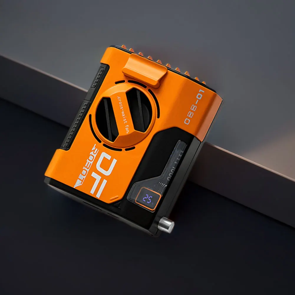 Portable Fan 10000mAh Powerful Rechargeable Mini Waist With 5 Speeds Strong Wearable Clip Belt Fan for Outdoor Traveling Fishing