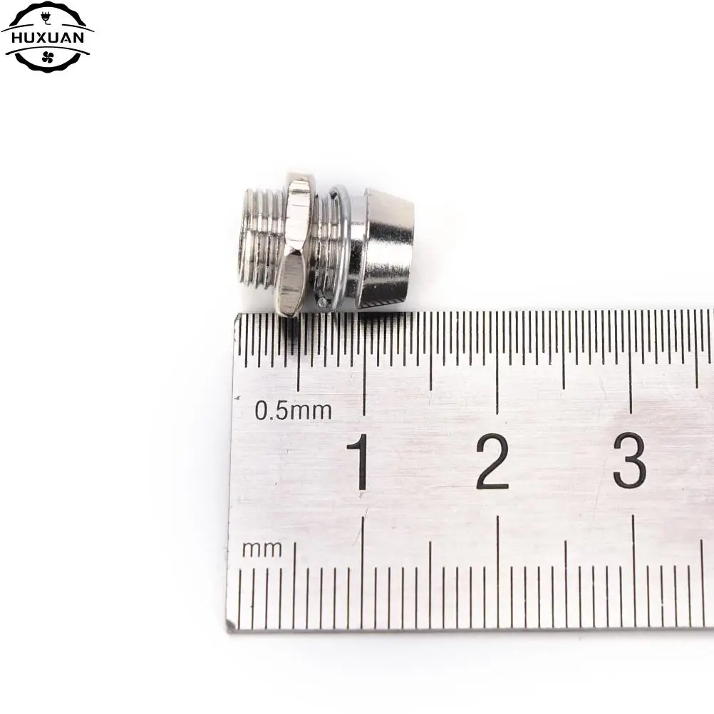 Copper Metal 5mm Light Emitting Diode LED Holder Mount Panel Display 10 Pcs/lot