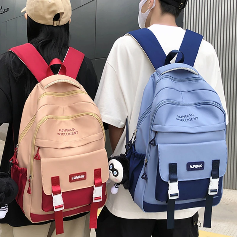 

Fashion Female Travel School Bag Ladies Trendy Book Bags Women Student Laptop College Backpack Teen Girl Boys Nylon Large Cool
