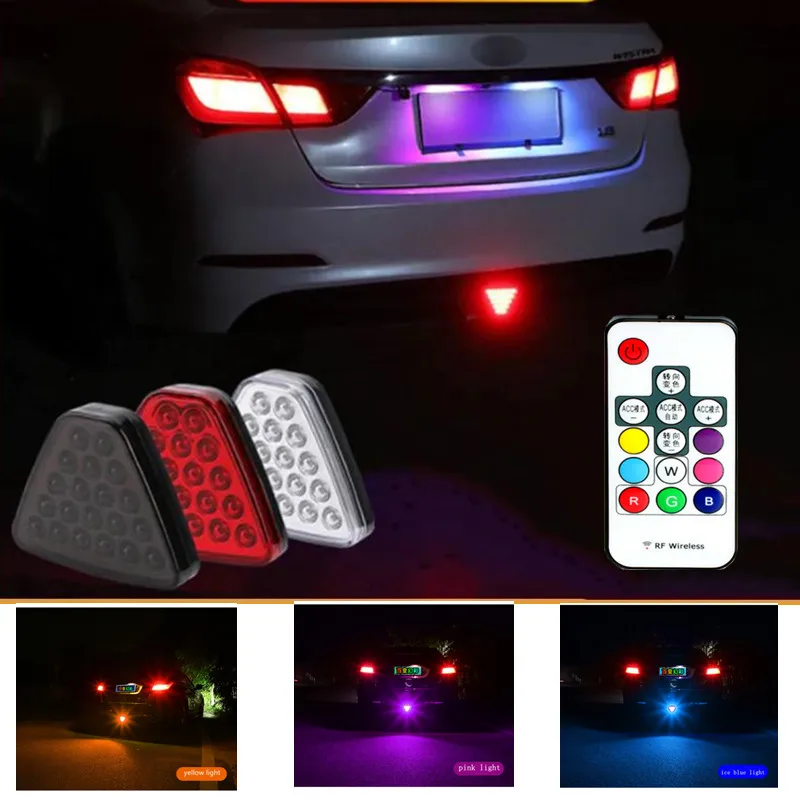 

Universal Rear Bumper Diffuser Rear Fog Light w/ F1 Style Strobe Brake Feature & Adjustable Add-On Mounting Bracket For Car SUV