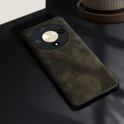 Elegant Premium PU Leather Fashion Case - Luxury Protective Cover for X7c (Green)