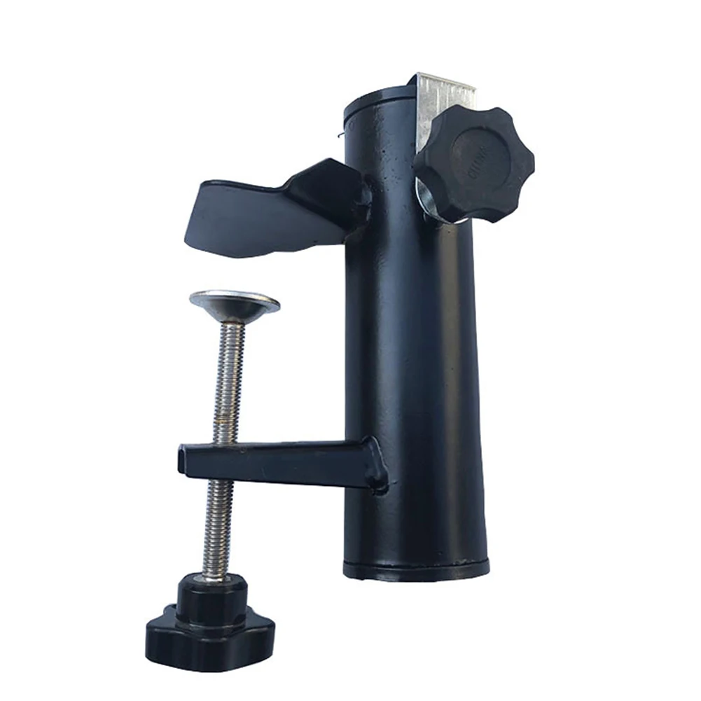 Parasol Holder for Square Balcony Railing Patio Umbrella Support Stand Bracket Clip Outdoor Table Mount Holder Fixed Clip