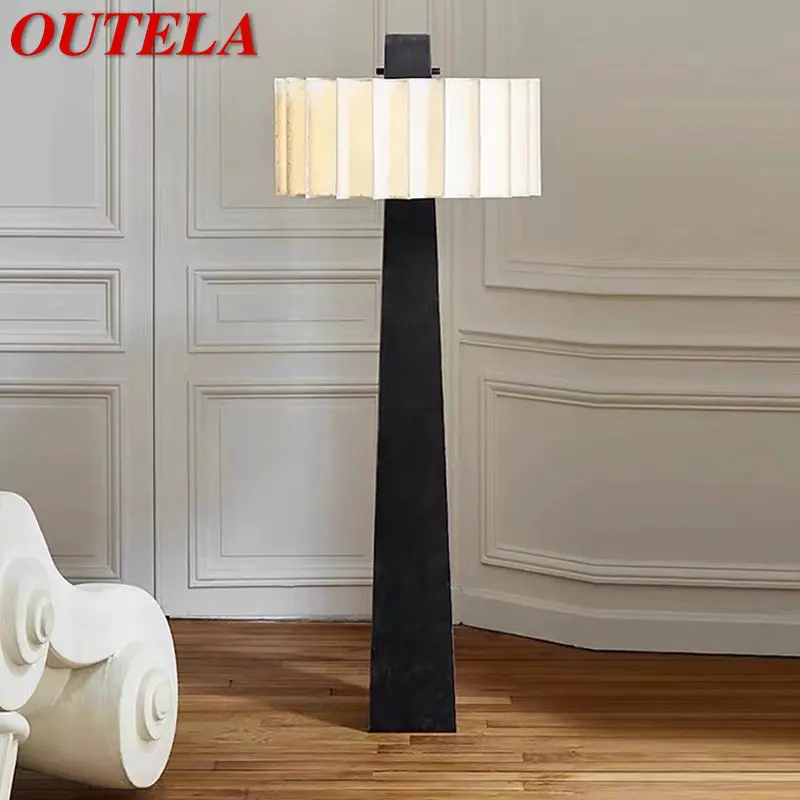 

OUTELA Contemporary Floor Lamps LED Nordic Fashion Simple Design Standing Light for Home Living Room Bedroom Decor
