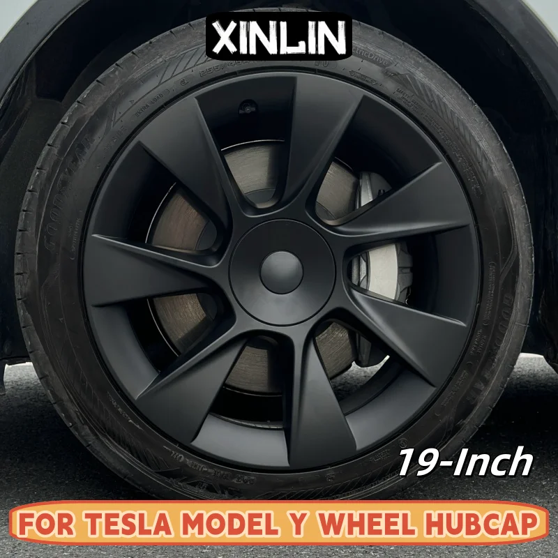 4PCS 19 Inch HubCap Wheel Caps for Tesla Model Y