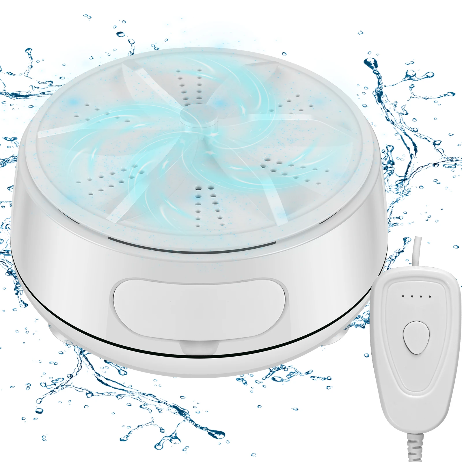 Mini Lavatrice 4 Modalità Rondella A Turbina Ad Ultrasuoni Piccola Lavatrice Ad Ultrasuoni Funzionamento Silenzioso Lavatrice Portatile