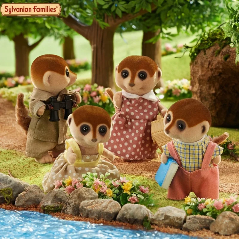 Authentic Sylvanian Families Anime Character Simulation Playhouse Toy Room Decoration Toy Christmas Gift 2