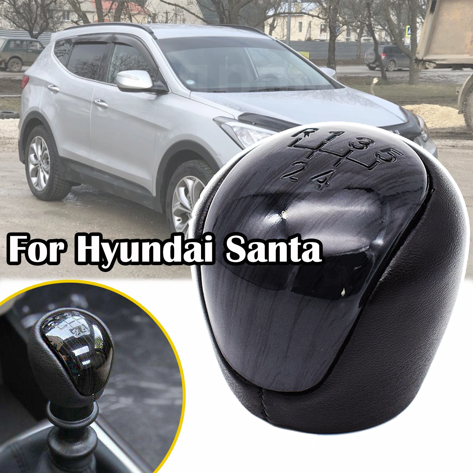 Per Hyundai Santa Inokom Santa Fe 2 2005 2006 2007 2008 - 2012 Mt 5 Velocità Leva Del Cambio Leva Del Cambio Adattatore Penna Di Ricambio