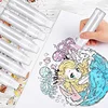 10 Pack Refillable Acrylic Paint Markers 15mm Empty Acrylic Markers Clear White Paint Marker Pens for Rock Painting Wood 2