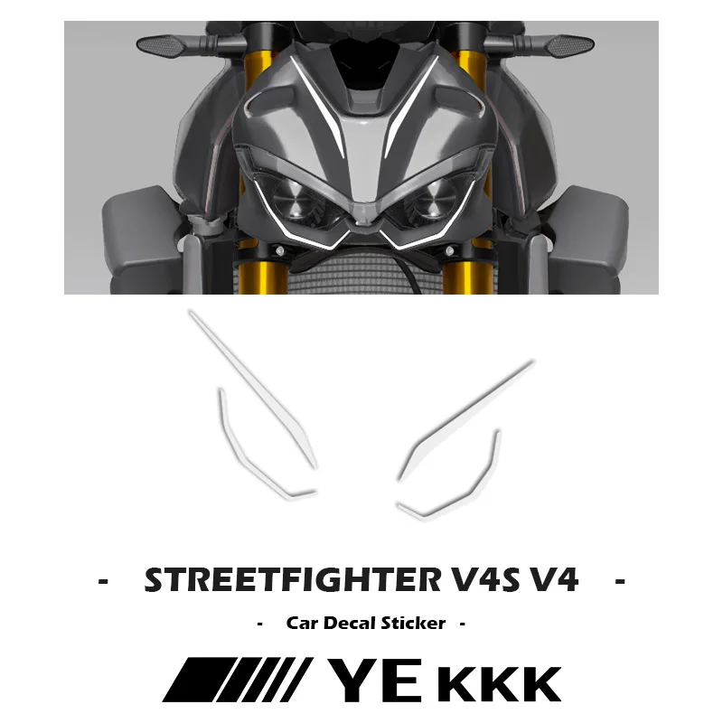 Adesivo Per Carenatura A Conchiglia Anteriore Linea Di Decalcomanie Scava Fuori Linee Personalizzate Streetfighter V4 V4S Sp2 Per Ducati Streetfighter