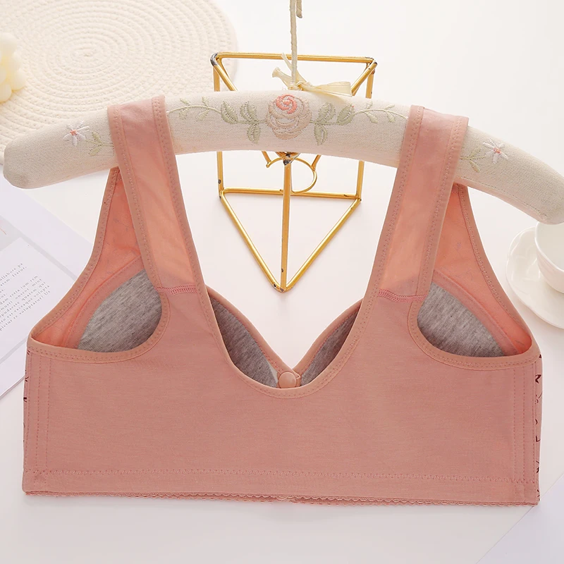 New Style Front-Buckled Mother's Bra For Women Large Size Thin Version No Steel Circle Vest-Style Bra Cover 3