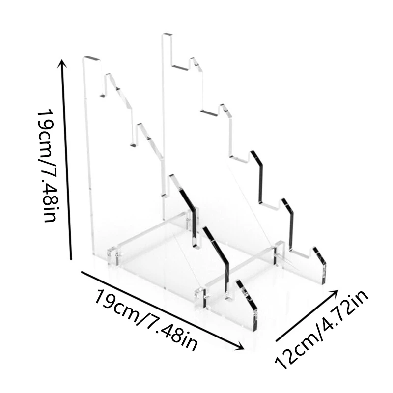 Acrylic Knife Display Stand Pocket Knife Display for Case Desktop Knife Stand Display Decorative Knife Holder Knife Stan 6